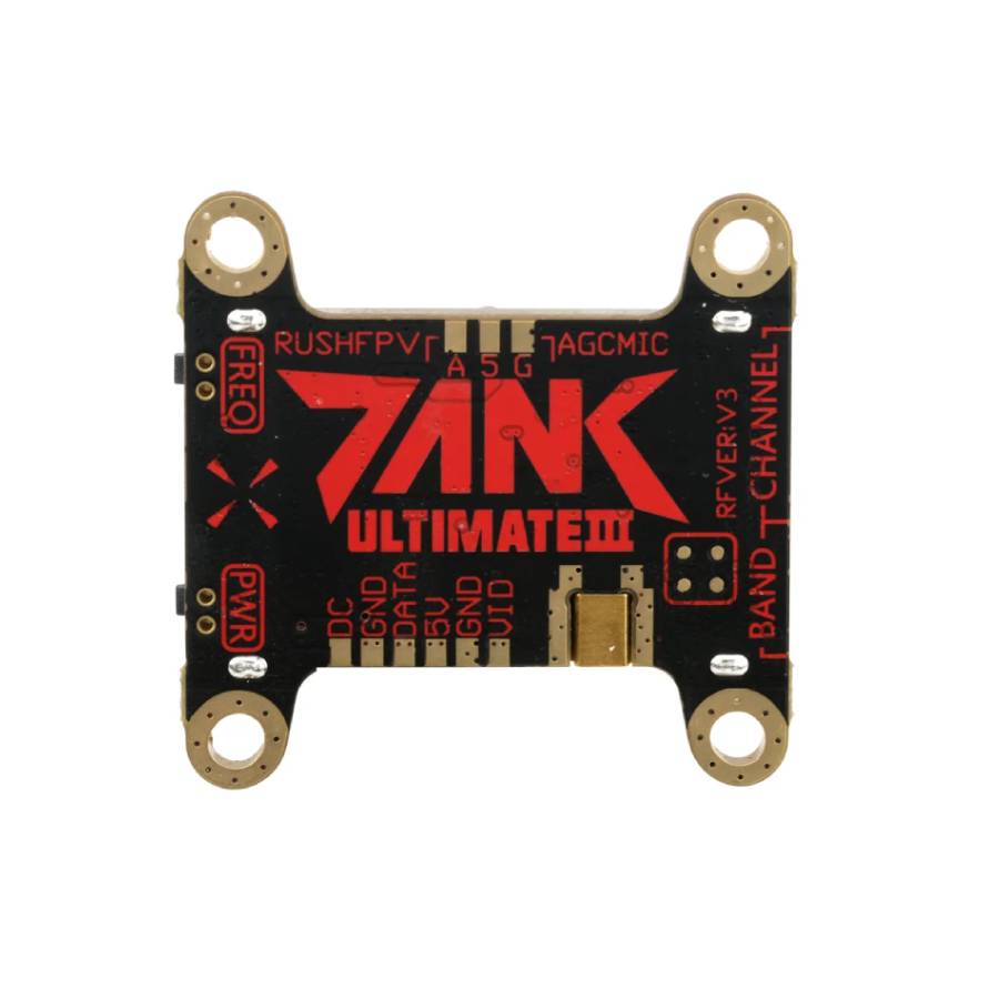 RUSH TANK III Ultimate 5.8G 48CH 2-8S VTX FPV Transmitter
