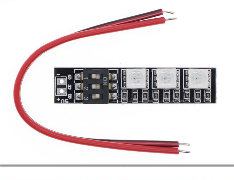 RGB 5050 5V 3 LED Light Board