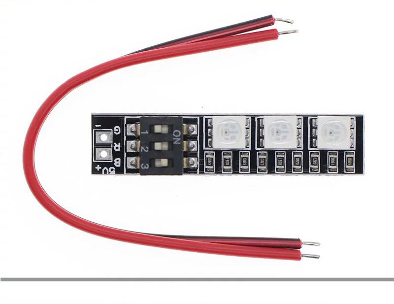 RGB 5050 5V 3 LED Light Board