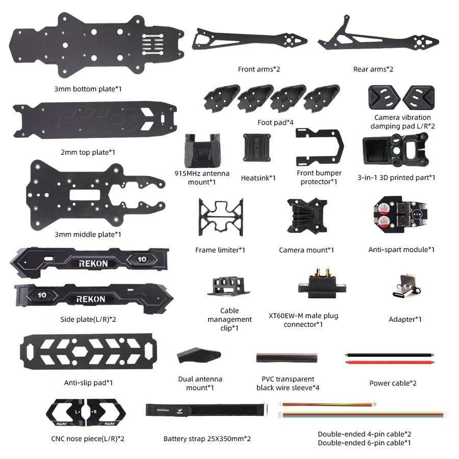 HGLRC Rekon10 PRO V2 10 inch Frame