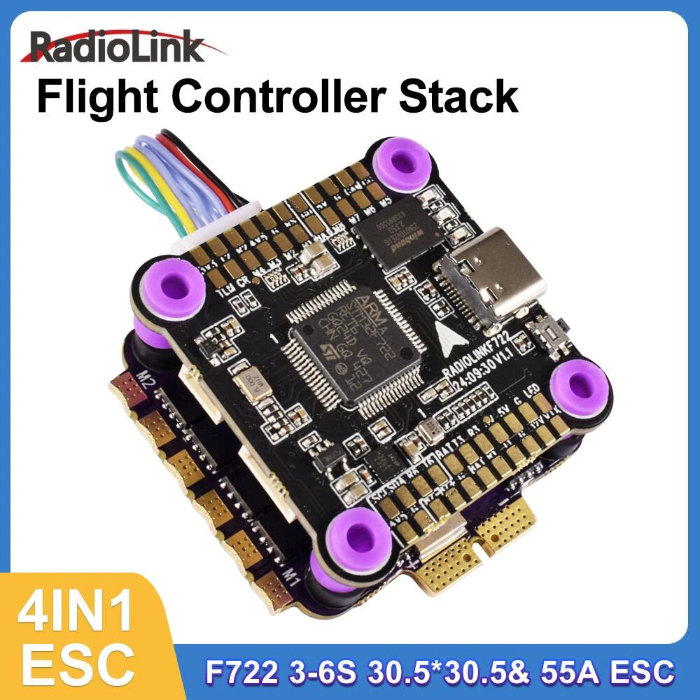 Radiolink F722 Flight Controller Stack with 55A ESC