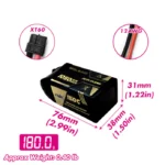 CNHL Ultra Black 1050mAh 22.2V 6S 150C Lipo Battery with XT60 Plug