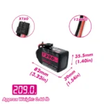 CNHL Black V2 1300mAh 22.2V 6S 130C Lipo Battery with XT60 Plug