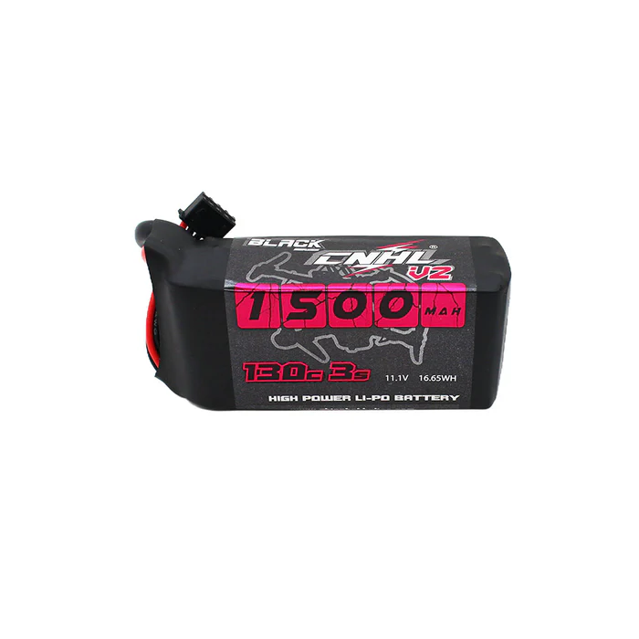 CNHL Black 1500mAh 3S V2 11.1V 130C Lipo Battery with XT60 Plug