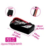 CNHL Black Series 3200mAh 7.4V 30C 2S Lipo Battery with XT60 Plug