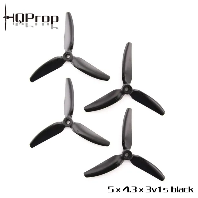 HQProp 5X4.3X3 V1S (2CW+2CCW)-Poly Carbonate