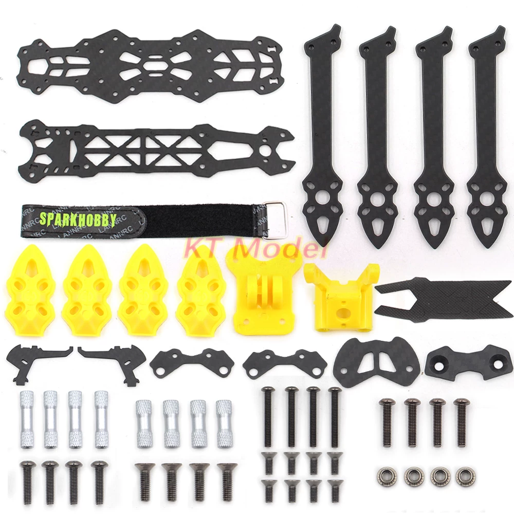 Mark4 5 inch 225mm FPV drone frame kit with 3d Printed parts