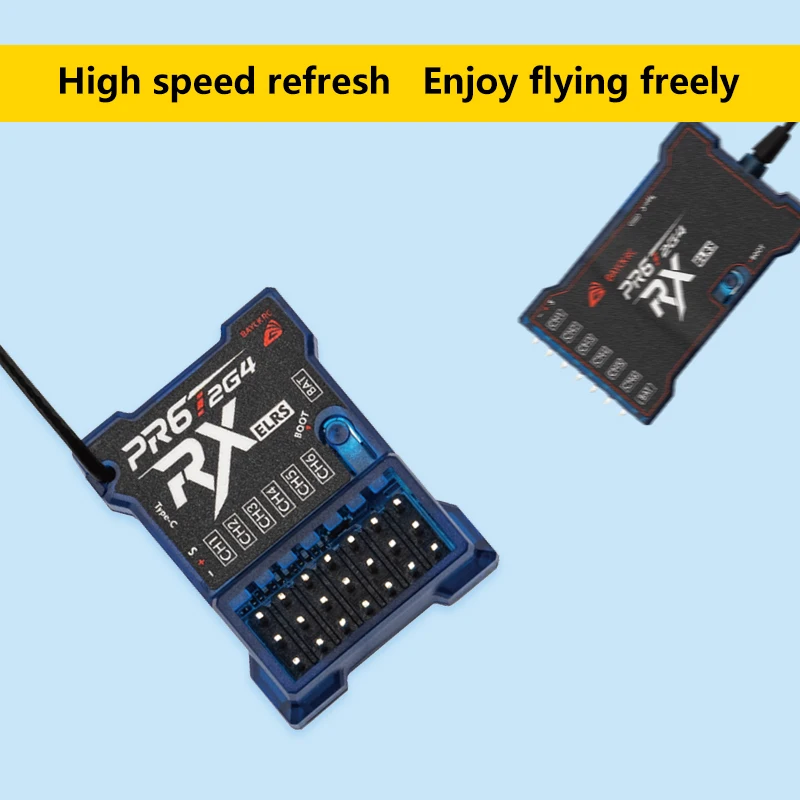 BAYCK PR6 2.4G ELRS 6CH Receiver For FPV Car Ship Boat Fixed Wing