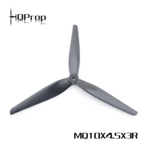 HQ MacroQuad Prop 10X4.5X3R (CW + CCW) Black-Glass Fiber 2 Pairs